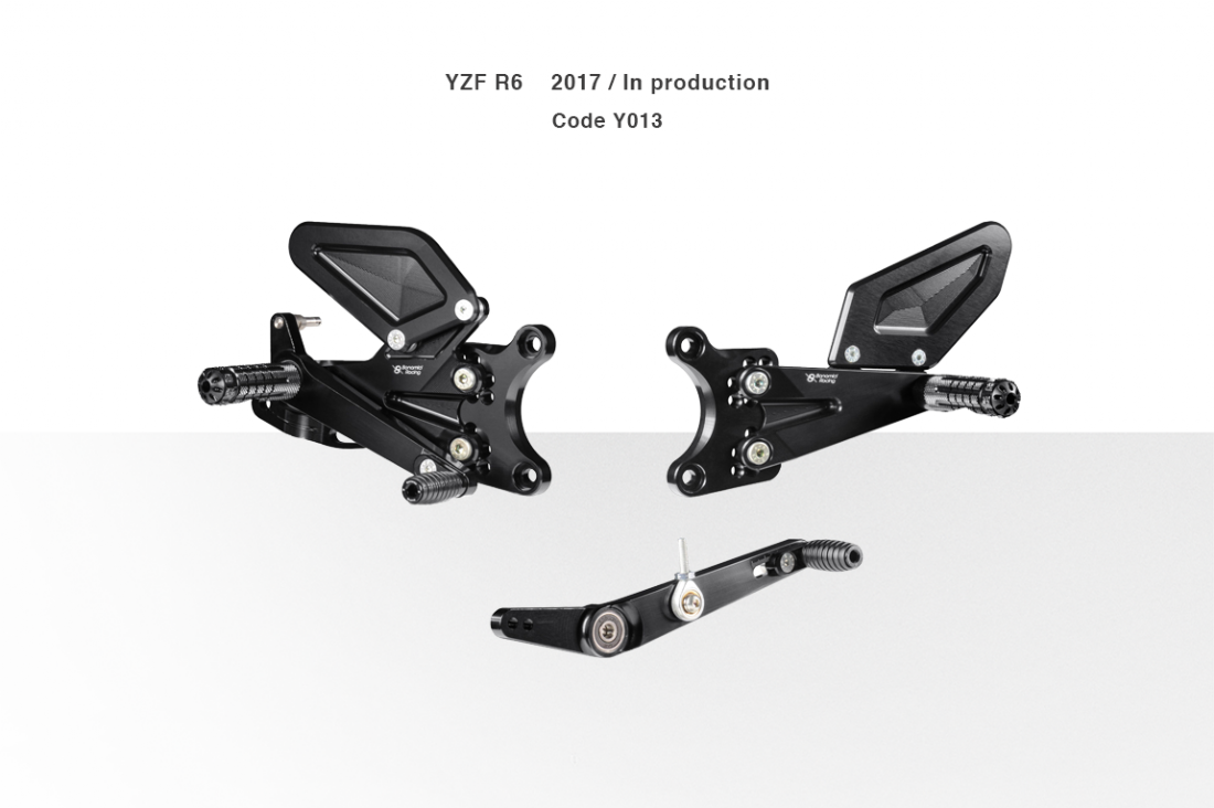 Bonamici Adjustable Rearsets for Yamaha