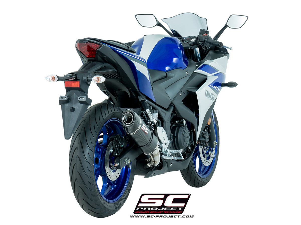 2015+ R3 SC Project Oval Slip-on Exhaust