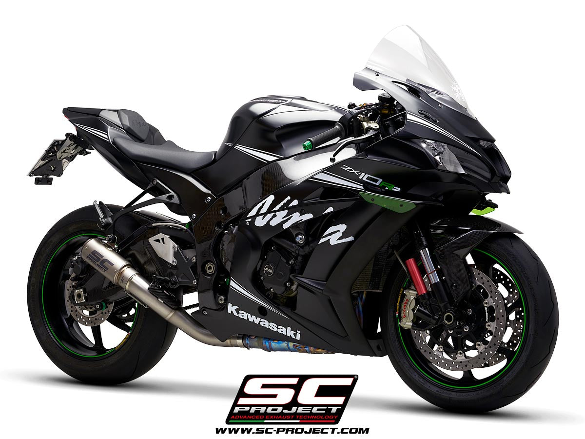 2017-2020 ZX10R/RR SC Project CR-T Slip-on Exhaust w/ Link Pipe