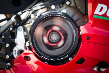 DucaBike Clear Clutch Cover Colored Ring