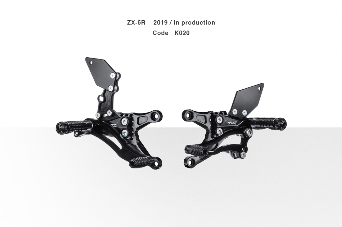 Bonamici Adjustable Rearsets for Kawasaki