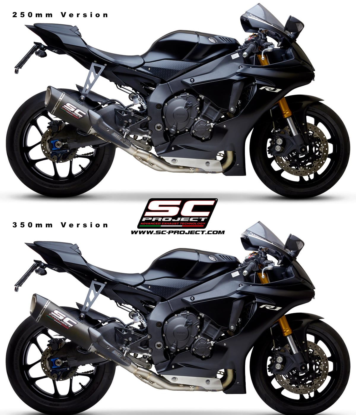 2015-2024 R1 / R1M / R1S SC Project SC1-R Half System Exhaust