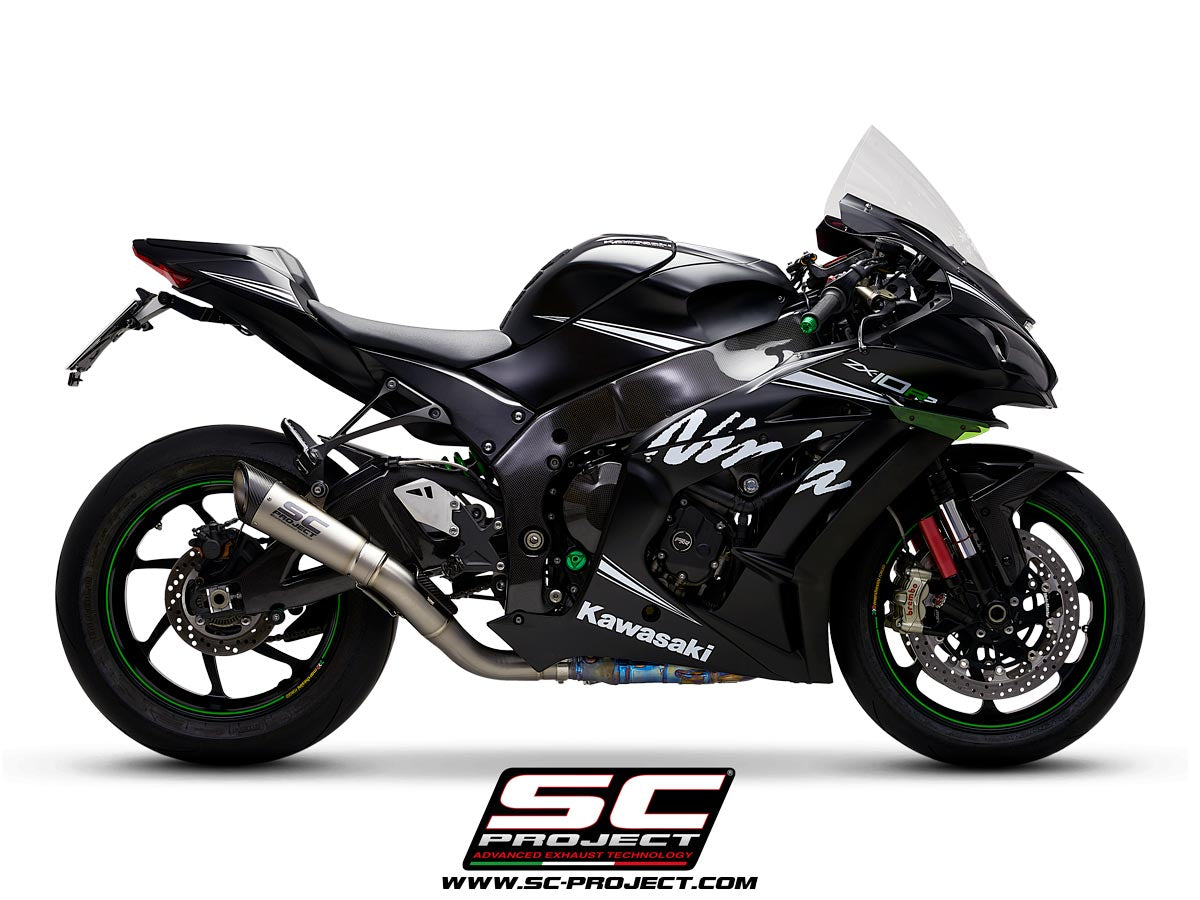 2017-2020 ZX10R / RR SC Project S1 Slip-on w/ Mid-pipe Exhaust