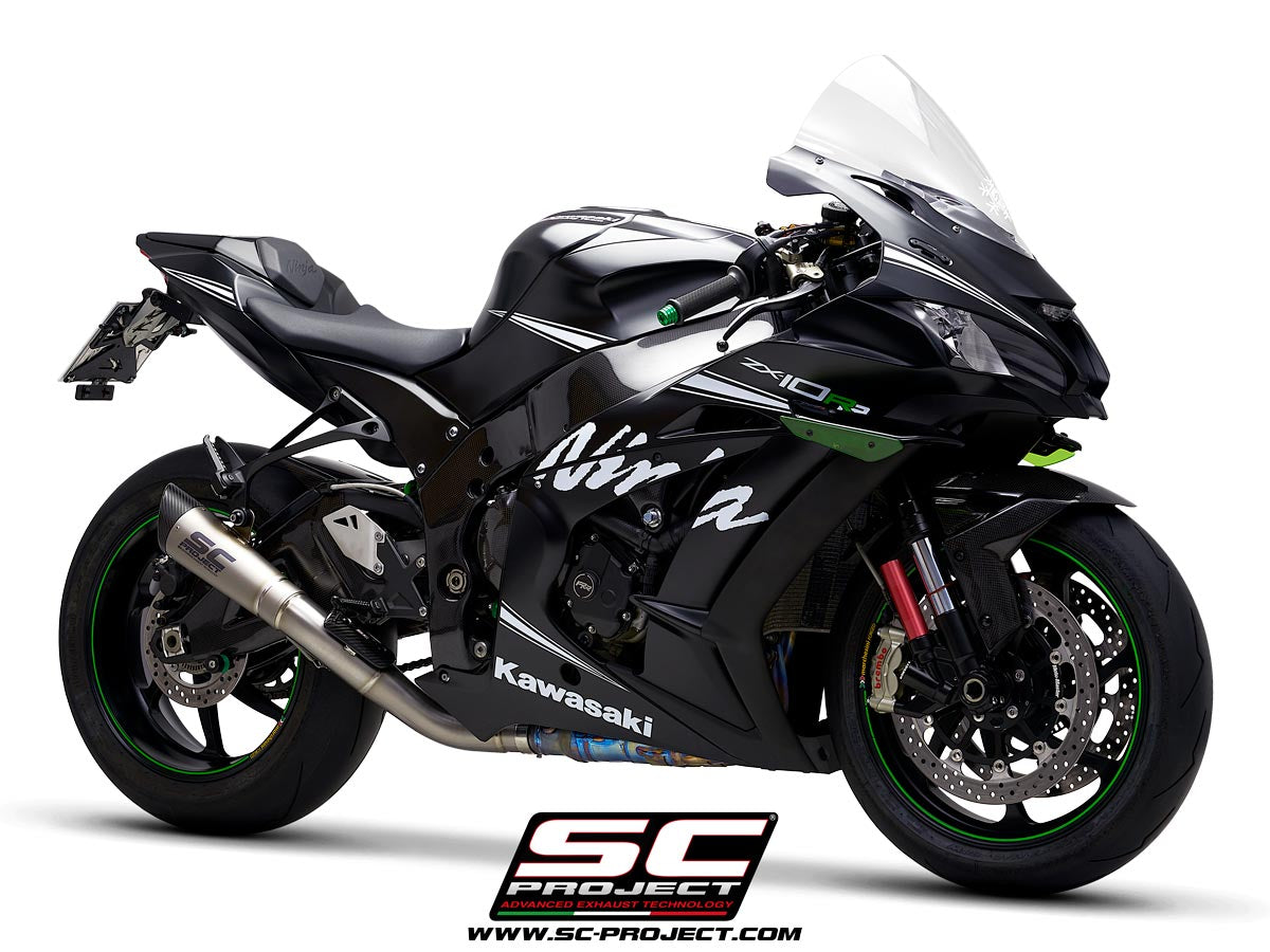 2017-2020 ZX10R / RR SC Project S1 Slip-on w/ Mid-pipe Exhaust