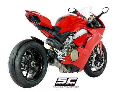 2018+ Panigale V4 / V4S / V4 Speciale S1 Slip-on Exhaust w/ Decat Link Pipe