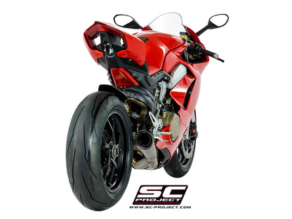 2018+ Panigale V4 / V4S / V4 Speciale S1 Slip-on Exhaust w/ Decat Link Pipe