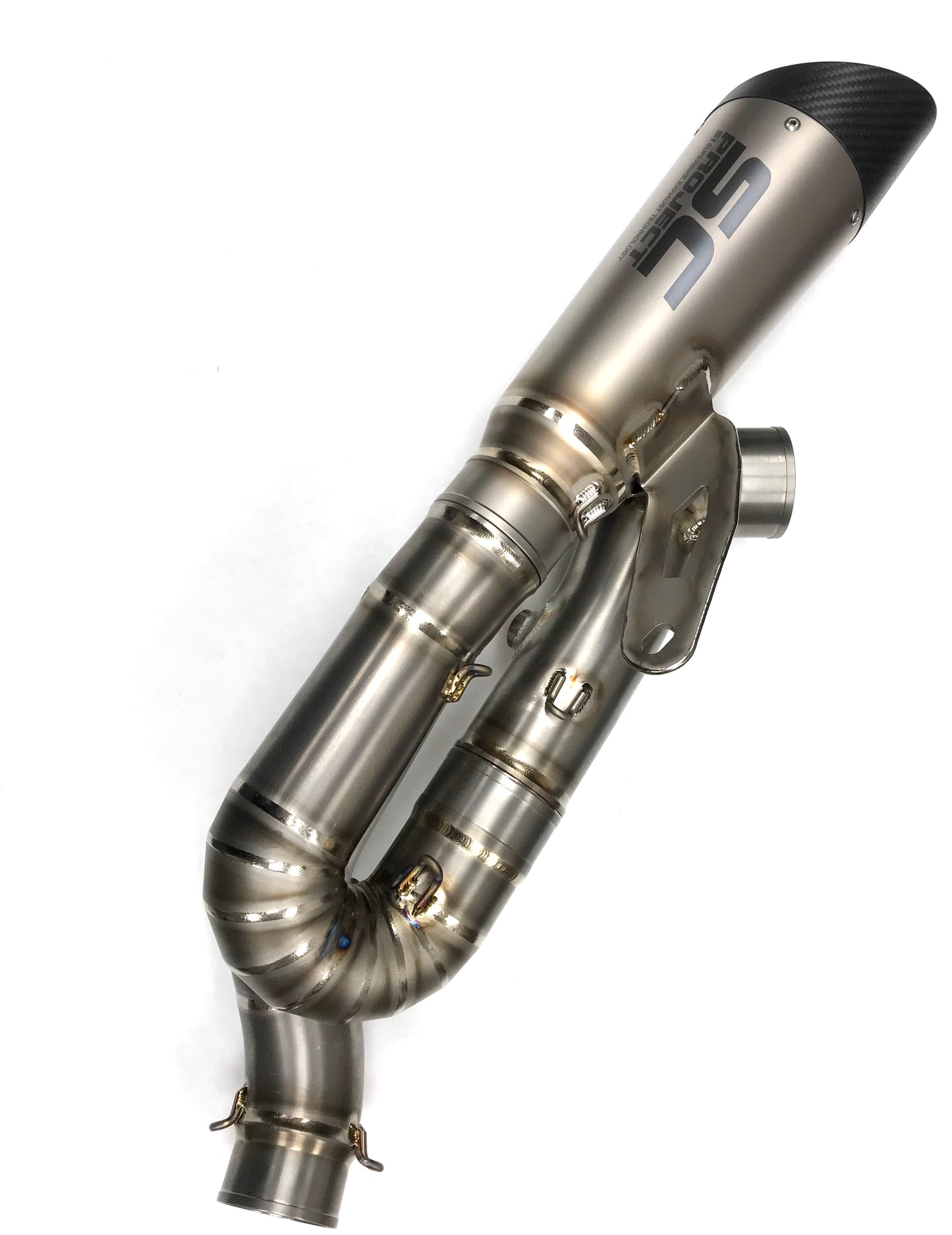 2018+ Panigale V4 / V4S / V4 Speciale S1 Slip-on Exhaust w/ Decat Link Pipe