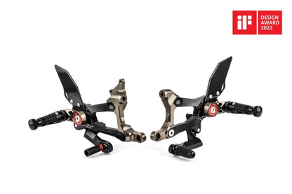 Gilles Tooling MUE2 Adjustable Rearsets for Ducati