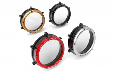 DucaBike Clear Clutch Cover Colored Ring