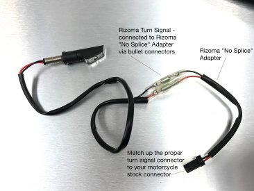 Rizoma Turn Signal "No Cut" Cable Connector Kit