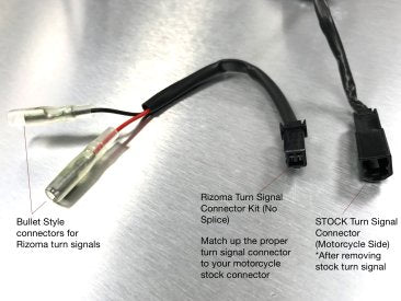 Rizoma Turn Signal "No Cut" Cable Connector Kit